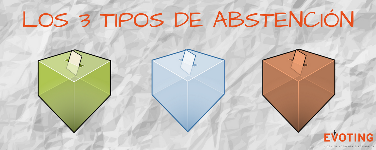 Los 3 tipos de abstención en las votaciones