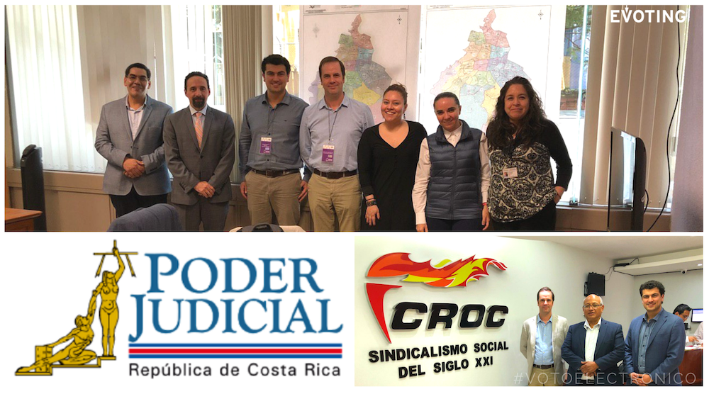 Agosto: México y Costa Rica se abren al voto electrónico de EVoting