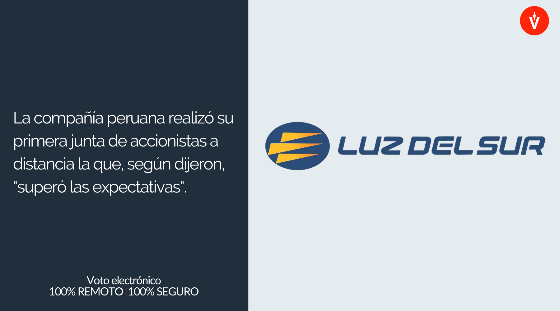 “Hubo casi el doble de accionistas que normalmente asisten a estas juntas obligatorias anuales”
